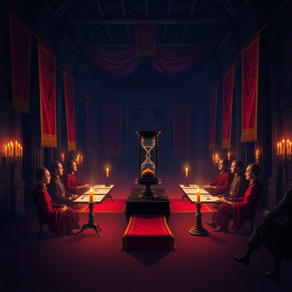 Noble council chamber atmosphere